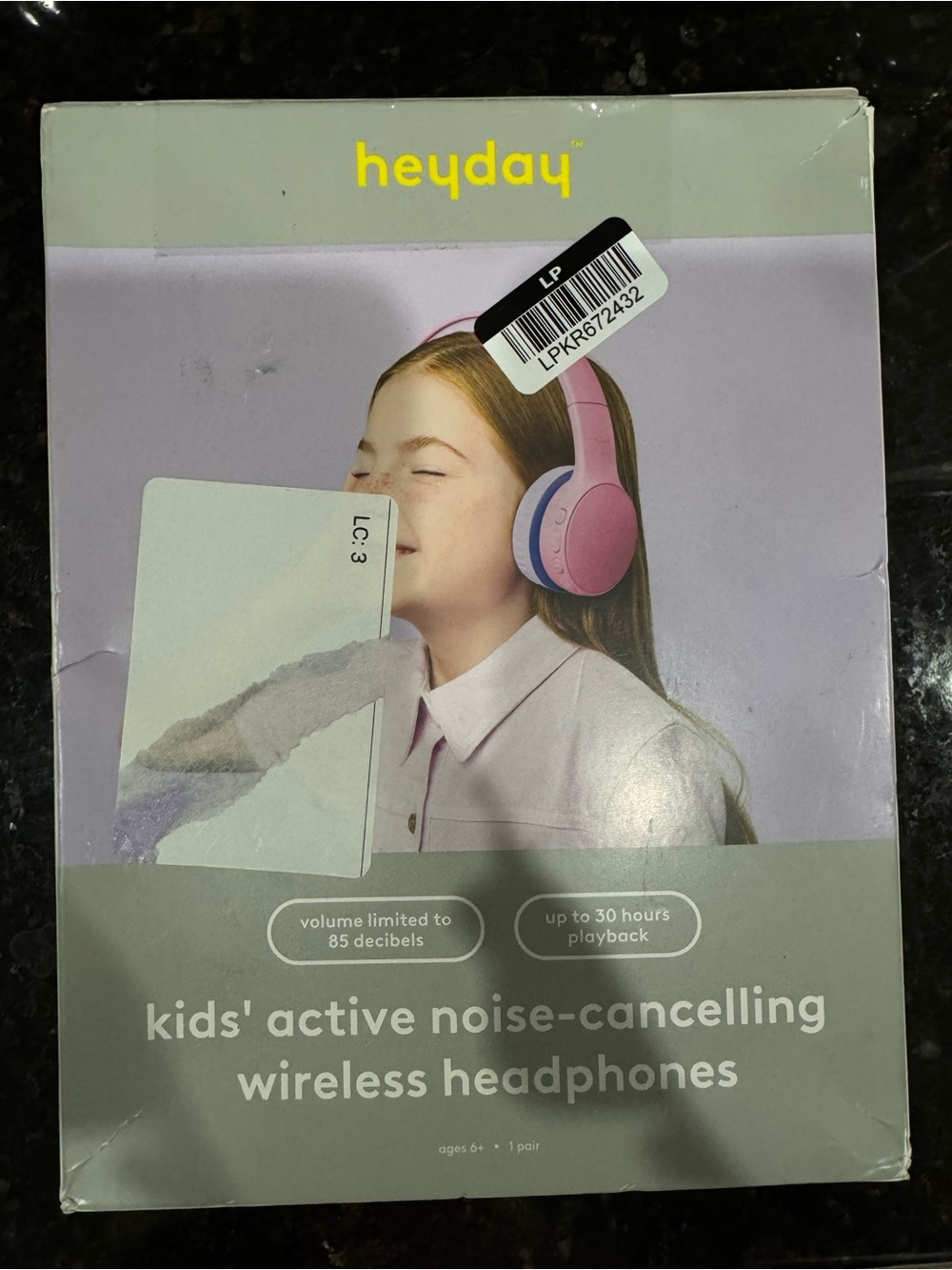 heyday Kids Wireless Noise-Cancelling Headphones - Pink